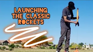 Model Rocket Launch Day: Estes Der Red Max, Estes Big Bertha