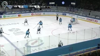 Хоккейная "Сибирь" в первом матче домашней серии принимала московское "Динамо"