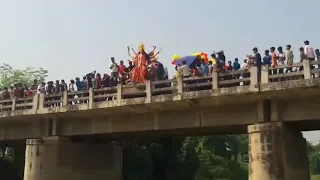 maa durga ka visarjan  chilahari (buxar) bihar