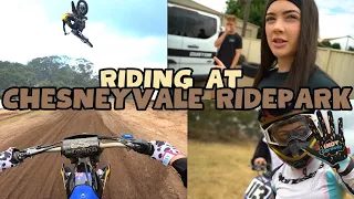 Riding at Chesneyvale Ridepark!  - Dylan crashes 😂