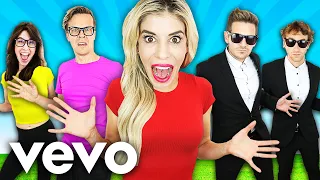 Rebecca Zamolo Official Giant Music Video Song Challenge! (24 Hours with New Experiment)