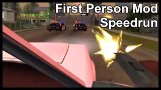 GTA:SA First Person Mod Speedrun | Easter Meme Run