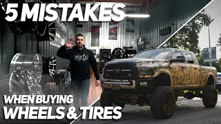 5 MISTAKES When Buying Wheels & Tires