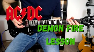 AC/DC - Demon Fire Guitar Lesson/Tutorial - Trailer Video