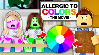 ALLERGIC To COLORS: The MOVIE (Roblox Brookhaven)