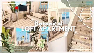 Botanical Roleplay Loft Apartment I No Advanced Placing I Bloxburg Speedbuild and Tour I iTapixca