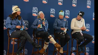 Press conference of elite athletes before FIS Cross Country World Cup 2024, Minneapolis MN, USA.