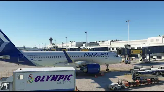 MSFS | Athens - Rhodes - Athens | A320neo | Aegean Airlines [Part 1]