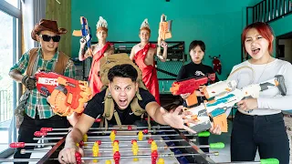 SEAL X Nerf War : Task Force SWAT Nerf Guns Fight Dr Ken Crazy Destroy Boss Wedding Party