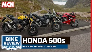 2022 Honda CB500 range takes on Scotland's North Coast | MCN review