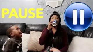 ULTIMATE PAUSE CHALLENGE ON MOM