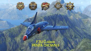 [NA_191227] World of Warplanes F7U Cutlass Gameplay ~PENTA CROWN II~