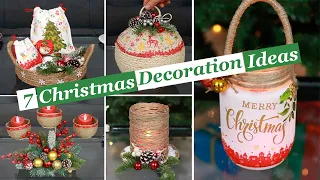 7 DIY Beautiful Jute Christmas Decoration Ideas at Home 2023 - 2024