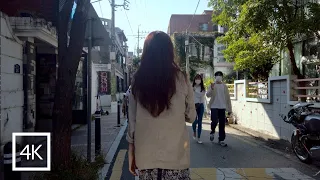 Walking on Seoul Forest Cafe Street during 2020 Pandemic in Korea 서울숲 까페거리 걷기 2020.09