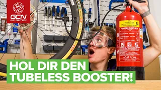 DIY Booster für Tubelessreifen | Tublessreifen ganz leicht aufpumpen