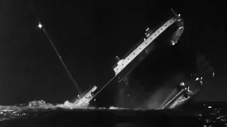 Some unused Titanic movie sinking footage
