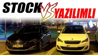 Stock 308 ile Yazılımlı 308'i Karşılaştırdık | Hangisi Daha Az Yakıyor? | Yazılımlı Ne Kadar Hızlı?