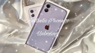2021 Purple iPhone 11 Unboxing + Accessories | Aesthetic, Calming  phone unboxing✨