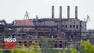 Ukrainian fighters leave Mariupol steel plant