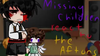 Missing Children react to the Aftons | Fnaf | Glammike | Fnaf react | Read desc!!!