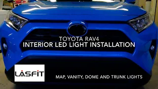 2020 Toyota RAV4 LED interior light replacement - Lasfit - Discount in description