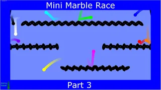 Mini Marble Race Part 3 - Conveyors | Algodoo Marble Race