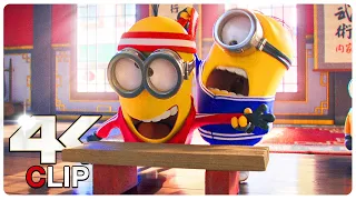 Minions Learns Kung Fu Scene | MINIONS 2 THE RISE OF GRU (NEW 2022) Movie CLIP 4K