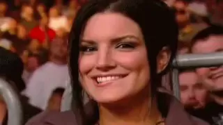 Gina Carano Lip Bite - Hot!