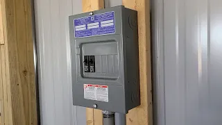 How To Wire Your Main Wires For Sub-Panel Electrical Box For Home Garage Pole Barn