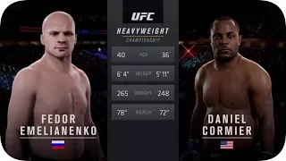 UFC 2 БОЙ Федор Емельяненко vs Даниэля Кормье (com.vs com.)