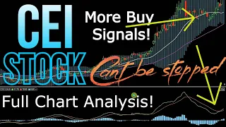 CEI stock. Camber Energy, Full Chart Analysis. Back to up trending.