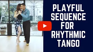 Rhythmic tango: A simple movement for playful tango dancing (contraposition)