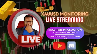 XAUUSD Live Window: Real-Time Price Action Monitoring | July 28, 2023