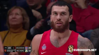 CSKA Moscow - Real Madrid 60-55: Mike James (19 points)