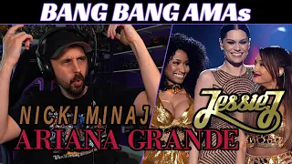 REACTION to Ariana Grande, Jessie J & Nicki Minaj - Bang Bang (Live From The AMAs)