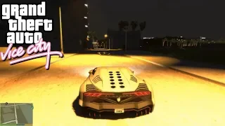 GTA: Vice City 2020 Remastered Gameplay! 60fps Night Graphics [GTA 5 PC Mod]