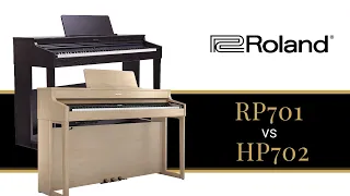 Roland RP701 vs. HP702 Digital Piano Comparison