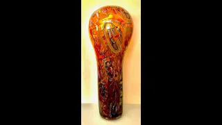 Glass Blowing  -  Igal Kaptsan & Shane Dorey making a Murrini vase