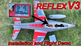 BLUETOOTH! REFLEX V3 Installation and Flight Demonstration HOW TO  #fmsmodel @fmsmodelRC #reflex v3