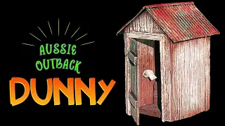 Miniature Outback Dunny/Outhouse Made from Insulation foam and cardboard