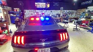 ILMODS - 2022 Ford Mustang with Feniex Industries Emergency Lights & Siren, T3s Fusion-S 800 Stick