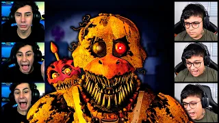 MORRENDO de MEDO no FNAF 4 MULTIPLAYER! 😲