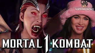 NITARA IS MEGAN FOX... MEGAN FOX IS NITARA!!! - Mortal Kombat 1: "Nitara" Gameplay Reveal REACTION