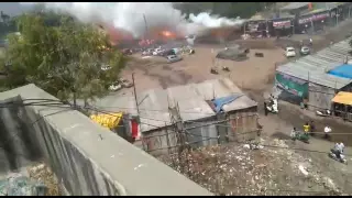 Horrifying - 200 Cracker Stalls set at Fire.