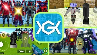Nextbots In Playground Mega Boomb VS Titan Speaker Man VS Titan TV Man VS Skibidi Toilets