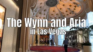 The Wynn, Aria and The Shops at Crystals in Las Vegas quick walkthrough in 4k