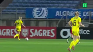 Fridolina Rolfo Goal - Sweden vs Portugal