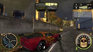 NFS Most Wanted Corvette C6R Gameplay Part 5