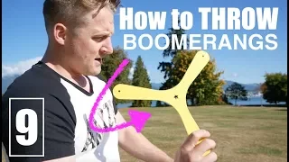 BEST hobby EVER! How to Throw a BOOMERANG. Learn here | Day 9