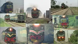 High Speed Trains Compilation 2022 | 24 in 1 Fastest Trains in Pakistan | Pakistan Railways